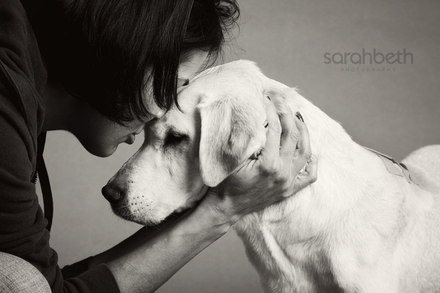 love between an owner and her dog